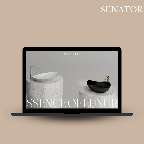 Senator Bathware — Website Design & Development - Designbox