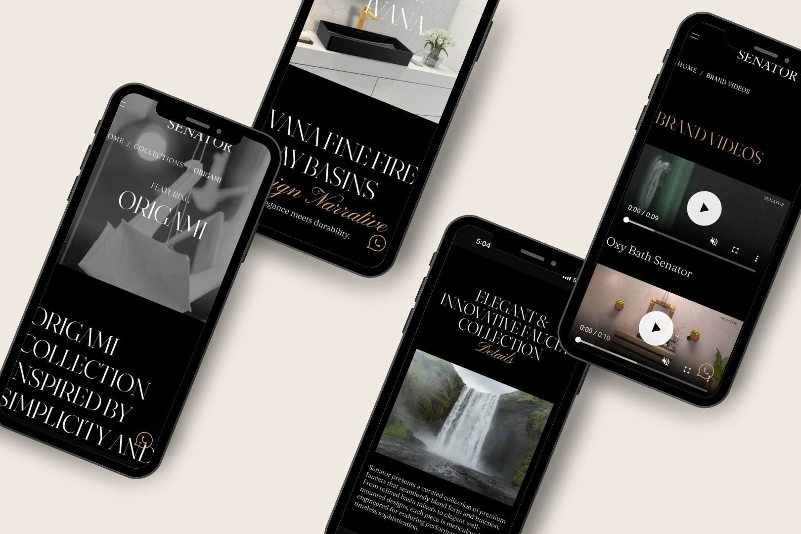 senator website design and development