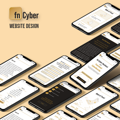 fnCyber mobile design