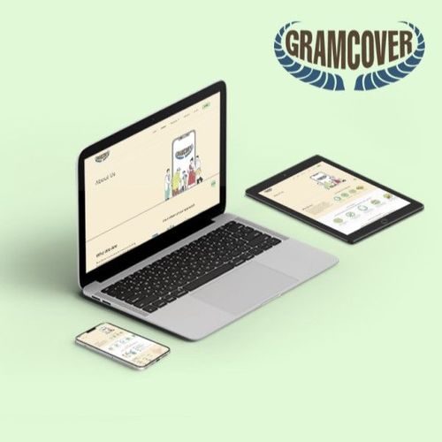 Gramcover website design